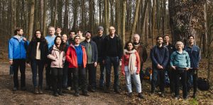 our group in the forest of the Uckermark